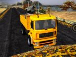 Simulator de transport cu camion cu remorcă lungă