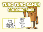 Carte de colorat Tung Tung Sahur